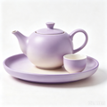 Lavender Ombre Matte Ceramic Tea Set
