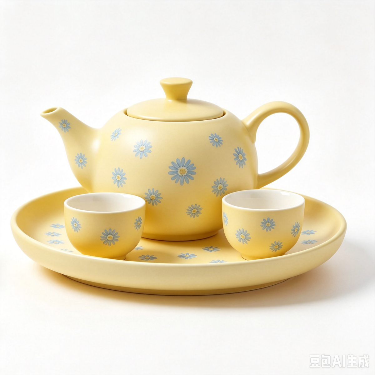 Sunshine Daisy Ceramic Tea Set