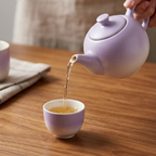 Lavender Ombre Matte Ceramic Tea Set